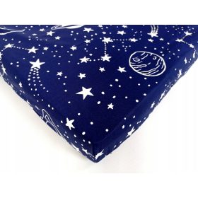 Barvita bombažna prevleka na gumico 80x180 cm