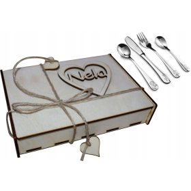 Iga otroški jedilni pribor iz nerjavečega jekla