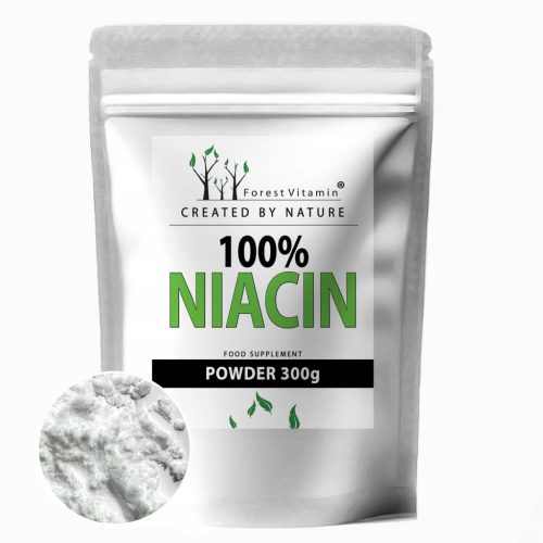 Forest Vitamin® Niacin - Niacin v Prahu 300g za Podporo Zdravja