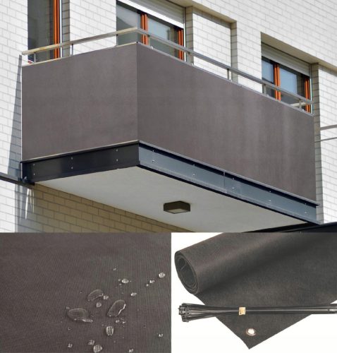 Balkonska prevleka 0,9 x 7 m za balkonsko teraso - GRATIS!