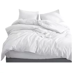 KOMPLET HOTELSKE POSTELJNINE 220x200 + 4 PREVLEKE ZA BLAZINO