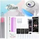 ELISIUM Slovenian Nail Kit with FlexyGel 25g + Accessories + UV LED Lamp 86W