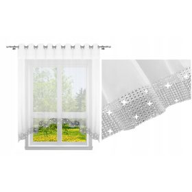 Zavesa s cirkoni 400 cm x 150