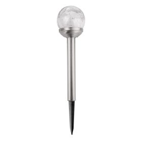  Polna solarna svetilka, srebrna, 38 cm, 1 kos.