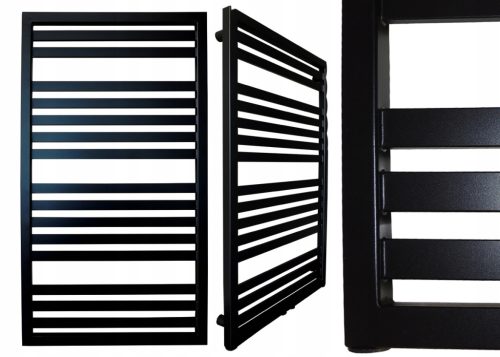Vodni kopalniški radiator Hydro-Mat 712 W 530 x 1280 mm črn