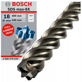 Bosch Kladivo SDS Max-8X Sveder 18/540/400 za Silikate
