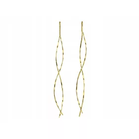  Uhani Siju K722 iz pozlačenega srebra. 925