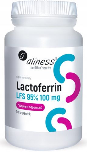 Aliness Laktoferin LFS 95% 100 mg - 30 kapsul za izboljšanje imunskega sistema
