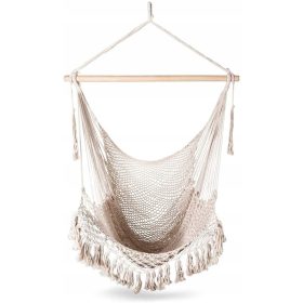 HAMAK VISEČI STOL IZ VRVI S GUGALNICO