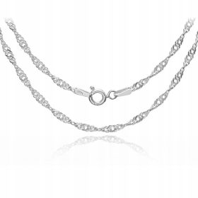 SREBRNA VERIŽICA SINGAPUR 45 CM ŽENSKA SREBRNA 925