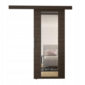 Drsna vrata Marti IV 80 cm z ogledalom