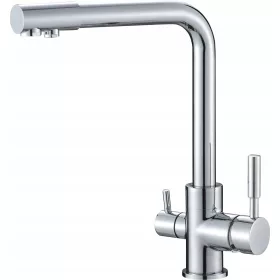 Hydroland Trio stoječa kuhinjska armatura, srebrna