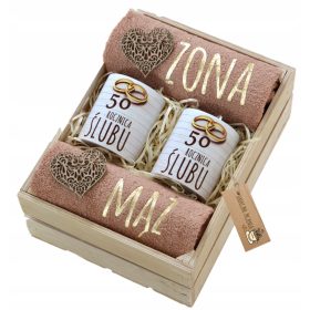 Zlatotisk Rokobnikov Set Daril za Obletnico Poroke, 7 Kosov