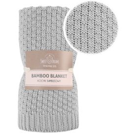 Mikos Bambusov Koček za Otroke 80x100 cm Siva