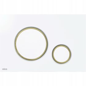 WC školjka Alcaplast Delfin M775 bela tipka za splakovanje