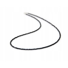  Faveo ogrlica s turmalinom 2 mm 45 cm črna