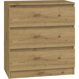 Kakovostna komoda Malwa 40x70x77 cm iz obrtniškega hrasta