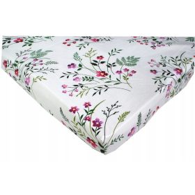 Barvita bombažna rjuha s cvetličnimi vzorci 120x200 cm