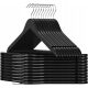 Dreveseni obešalnik za oblačila Black Loft Wooden Hangers 30 kom