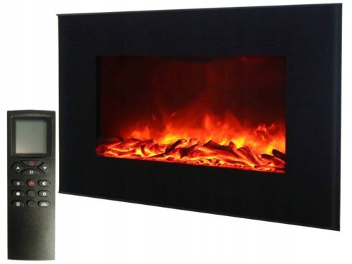 Električni stenski kamin z ogrevalno funkcijo DacEnergy črn 1900 W 65 x 46 x 13 cm