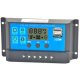  10A PWM solarni regulator polnjenja 12V 24V z USB