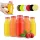 100x Steklenica za sok KUBUŠ 330 ml + Steklene steklenice za sok s pokrovom 330 ml