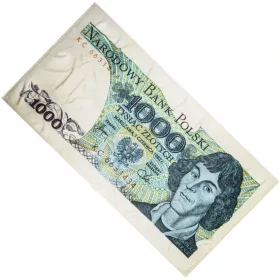 TYSIAK BANKOVEC 1000 PLN PRL 76X152 cm Gadget