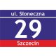 Tablica z naslovom za hišno številko 40x30 cm - PVC 5mm