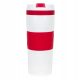 Termo skodelica Air Gifts s miedziano izolacijo, 320 ml, biało-czerwena