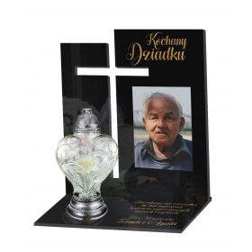 Stojalo za spominske sveče s personaliziranim fotografijam