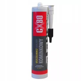 TESNILNA MASA ZA KAMIN CX-80 99.070 ČRNA 300 ML