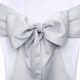 Srebrna komunijina trak za stole iz debelega satena