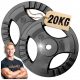Fitnes komplet 40 kg litoželeznih uteži z ergonomskim krmilom za vadbo doma
