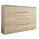 Komoda Mobene Modern 140 x 40 x 98 cm, hrast sonoma mat
