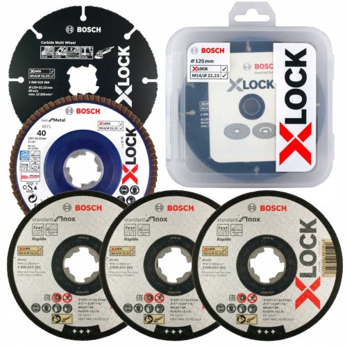  Set 5 diskov 125mm X-Lock Bosch 2608619374