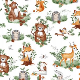   Bombažna prevleka 90x180 cm z elastiko, vzorci, bombaž 00mix