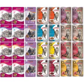   Super Benek Premium Mokra Hrana za Mačke Mešanica Okusov 2,56 kg