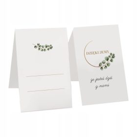 Vizitke za krst in prvo obhajilo evkaliptus 10 kosov