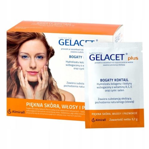 GELACET plus21 - Napitek z kolagenom in vitamini za zdravje kože, las in nohtov
