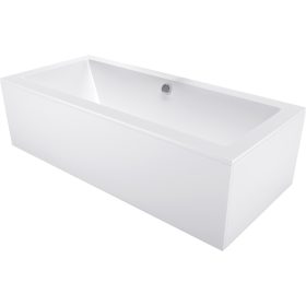   Mexen Cube pravokotna akrilna kad z odtokom v sredini 170 x 80 cm