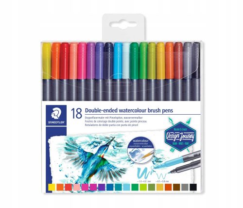 Staedtler dvostranski markerji 18 kosov