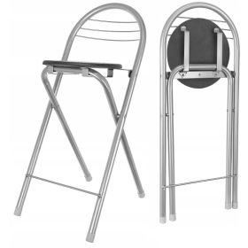 Tabure DglShop24, črn, 79 cm, iverna plošča