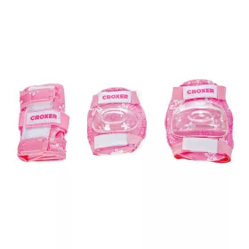 Zaščitni set za rolkanje Croxer Fiber Pink M