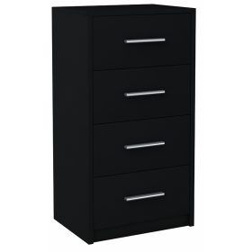 Komoda Matkam BODO 40 x 35 x 75 cm črna