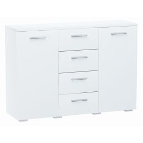HELENA Komoda 120 x 35 x 84,5 cm Bela