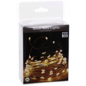 Prvoobhajilne lučke, svetleča girlanda 100LED TOPLA