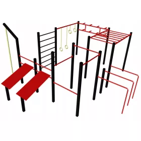 PARK STREET WORKOUT STOJALO ZA DVIGANJE IN DIPS