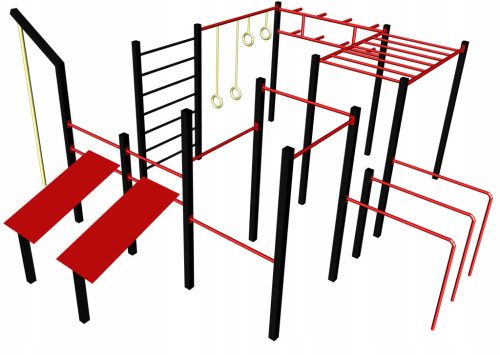 PARK STREET WORKOUT STOJALO ZA DVIGANJE IN DIPS