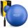 Gimnastična žoga za rehabilitacijo Reh Ball 65 cm modri odtenki