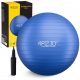 Gimnastična žoga za rehabilitacijo Reh Ball 65 cm modri odtenki